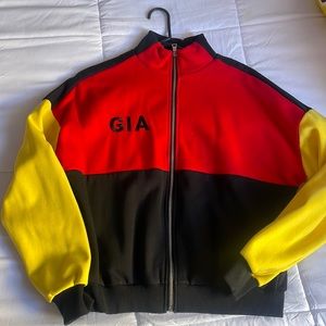 I. Am. Gia. Colorblock street wear hoodie zip up